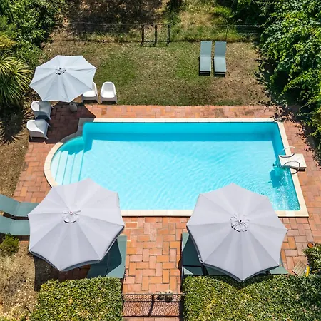 Villa Alosa-terrace-groundfloor Flat-pool-garden